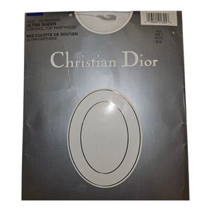 Christian Dor Vintage Ultra Sheer Control Top Pantyhose - White Size 1 - In Pkg
